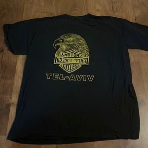Harley-Davidson Men's size XL  T-shirt. Tel Aviv RARE